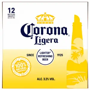 Corona Lager Beer Bottles 12 x 330ml
